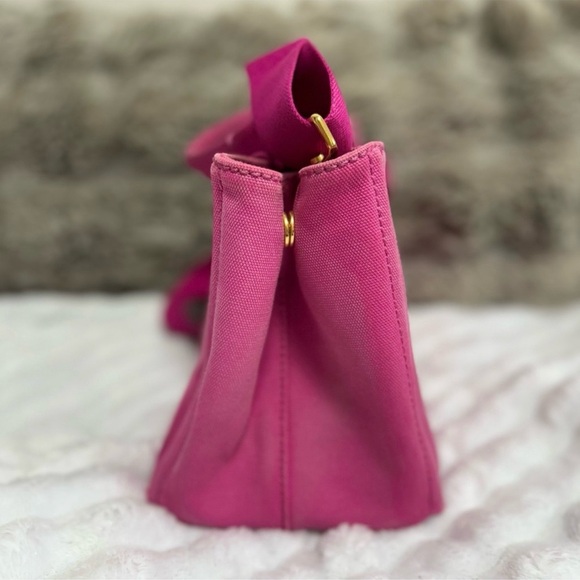 Pink Prada Canapa Tote Bag - Picture 6 of 10